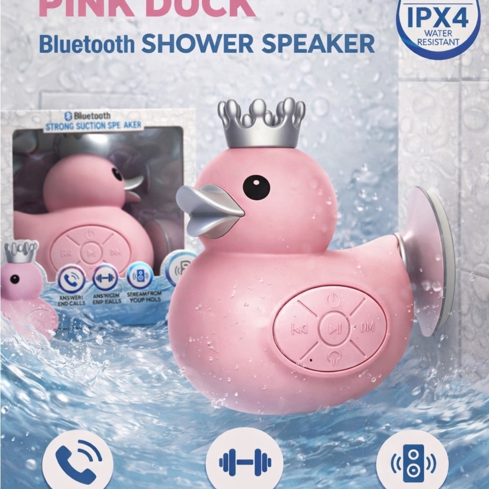 Pink Duck Bluetooth Speaker